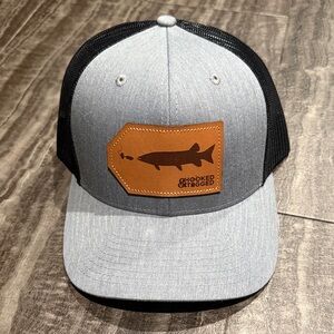 Gray and Brown Trucker Hat